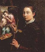 Sofonisba Anguissola Self Portrait oil